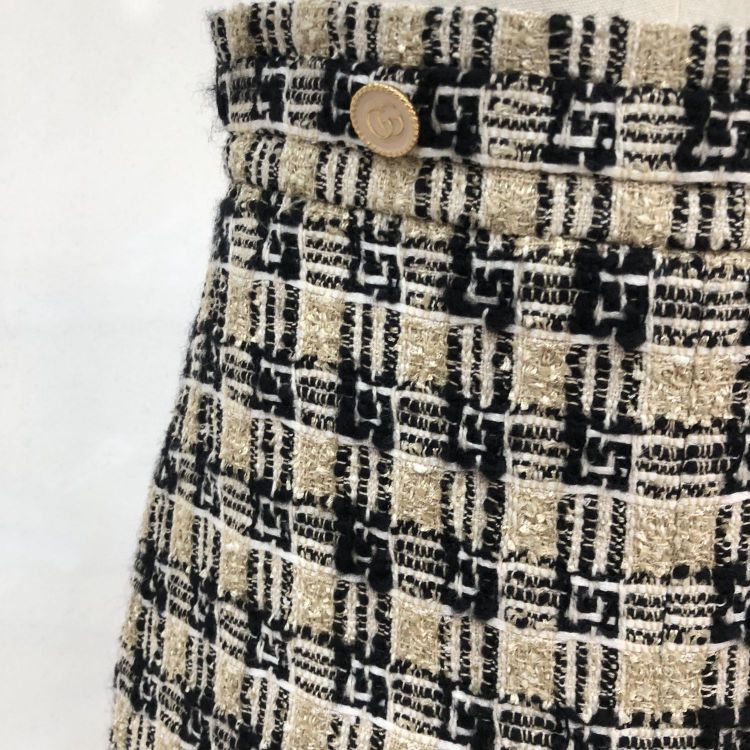 Gucci Gucci Tweed Mini Skirt Size 40 Size 27" / US 4 / IT 40 - 7 Thumbnail