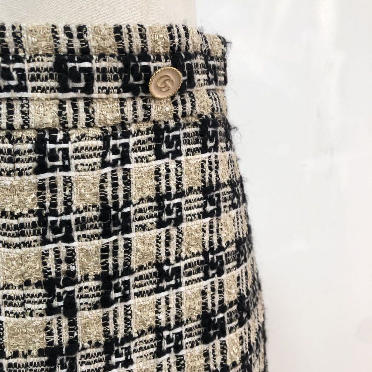 Gucci Gucci Tweed Mini Skirt Size 40 Size 27" / US 4 / IT 40 - 6 Thumbnail