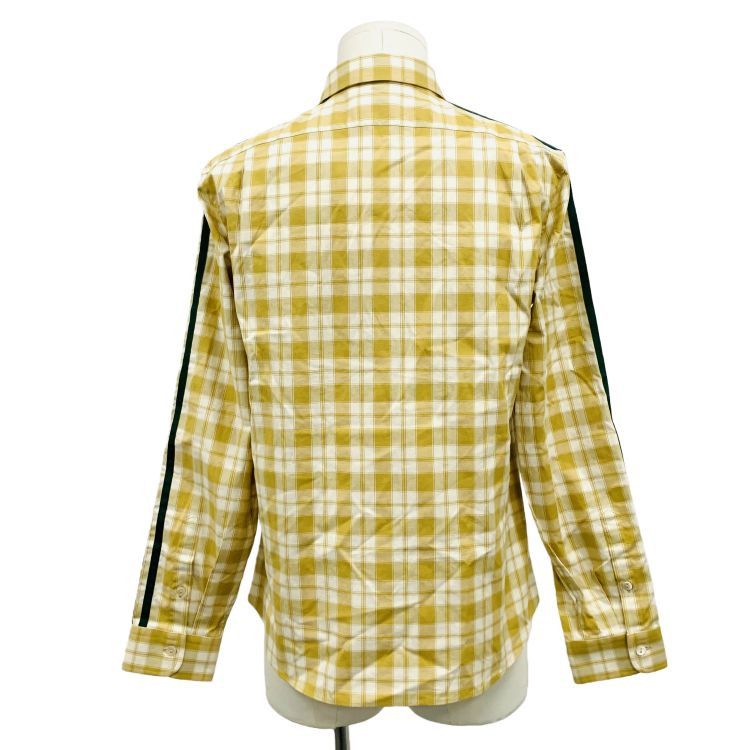 Gucci Gucci x Adidas Plaid Button Up Shirt Size L Size US L / EU 52-54 / 3 - 2 Thumbnail