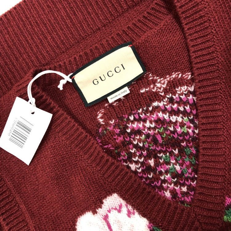 Gucci Gucci Floral Knit Sweater Vest Size S Size S / US 4 / IT 40 - 5 Thumbnail