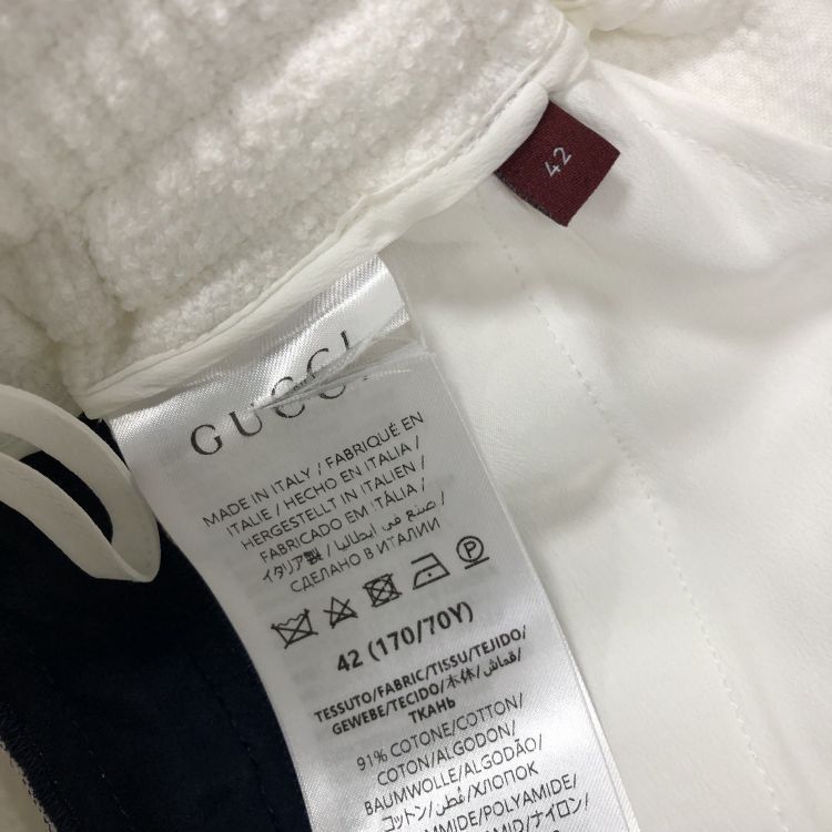 Gucci Gucci Contrast Trim Pants Size 42 Size 28" / US 6 / IT 42 - 14 Thumbnail