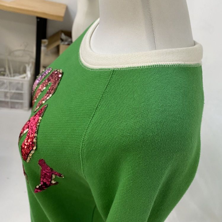 Gucci Gucci Sequin Logo Sweatshirt XXS Size XXS / US 00 / IT 34 - 7 Thumbnail