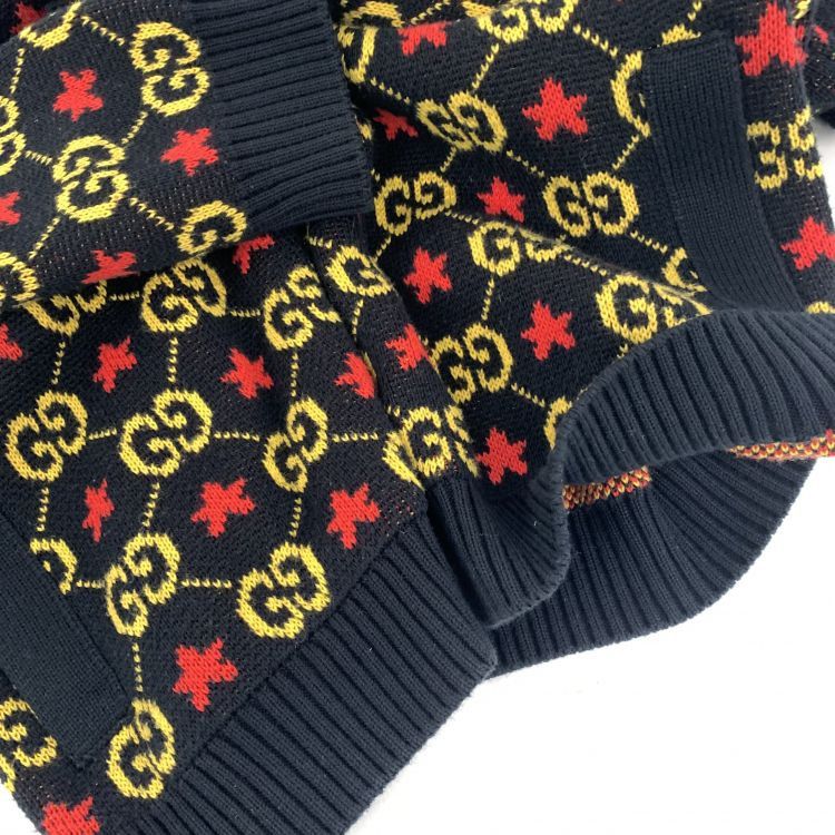Gucci Gucci GG Star Knit Zip Up Sweater Size XS Size US XS / EU 42 / 0 - 8 Thumbnail