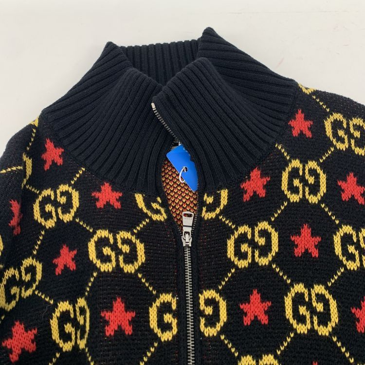 Gucci Gucci GG Star Knit Zip Up Sweater Size XS Size US XS / EU 42 / 0 - 5 Thumbnail