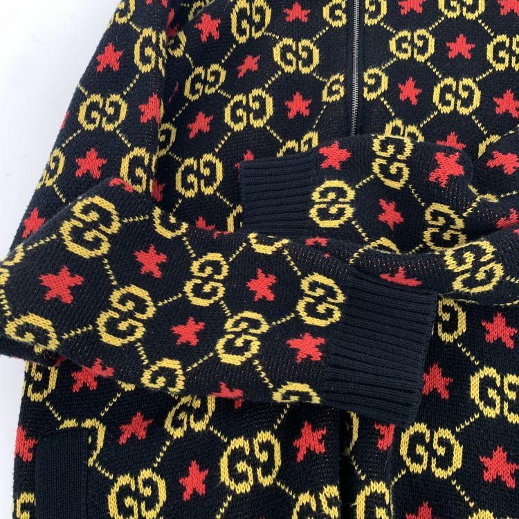Gucci Gucci GG Star Knit Zip Up Sweater Size XS Size US XS / EU 42 / 0 - 7 Thumbnail