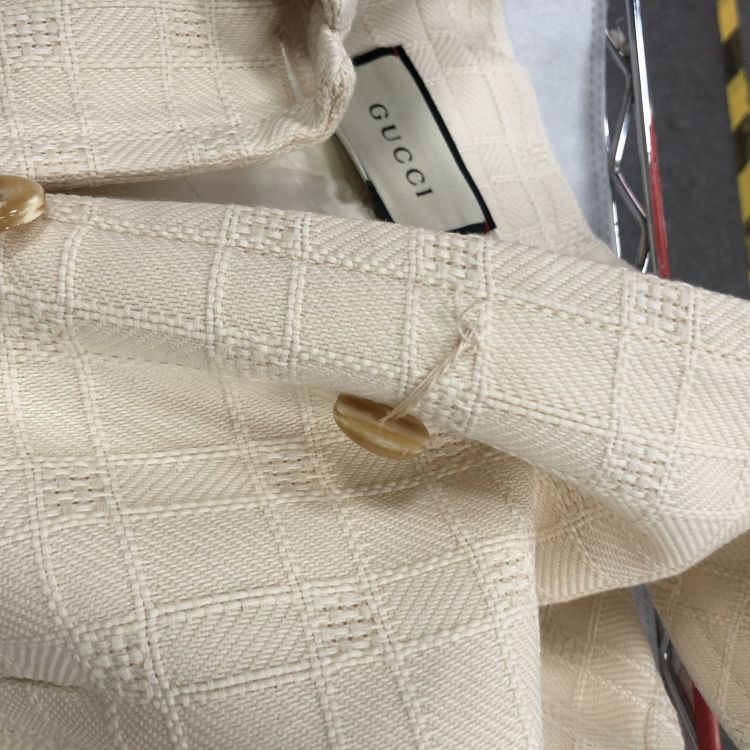 Gucci Gucci Textured Beige Vest Size 40 Size S / US 4 / IT 40 - 7 Thumbnail