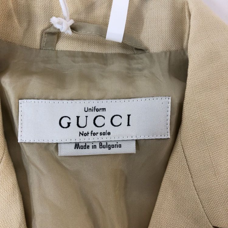 Gucci Gucci Uniform Linen Blend Jacket Size 34 Size XXS / US 00 / IT 34 - 3 Thumbnail