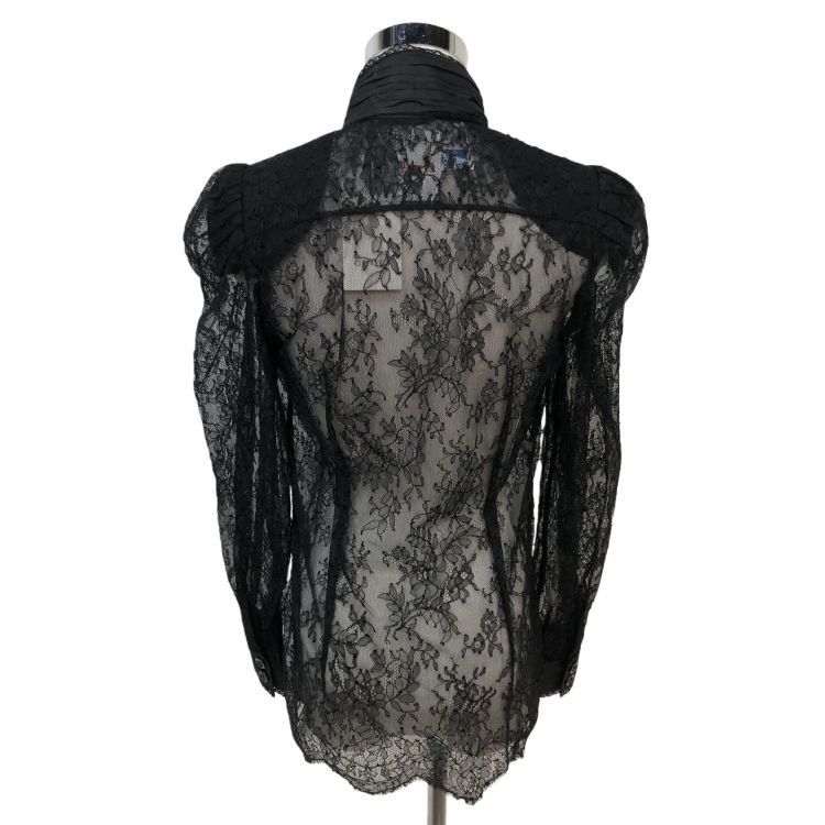 Gucci Gucci Black Lace Blouse Size 38 Size XS / US 0-2 / IT 36-38 - 2 Thumbnail