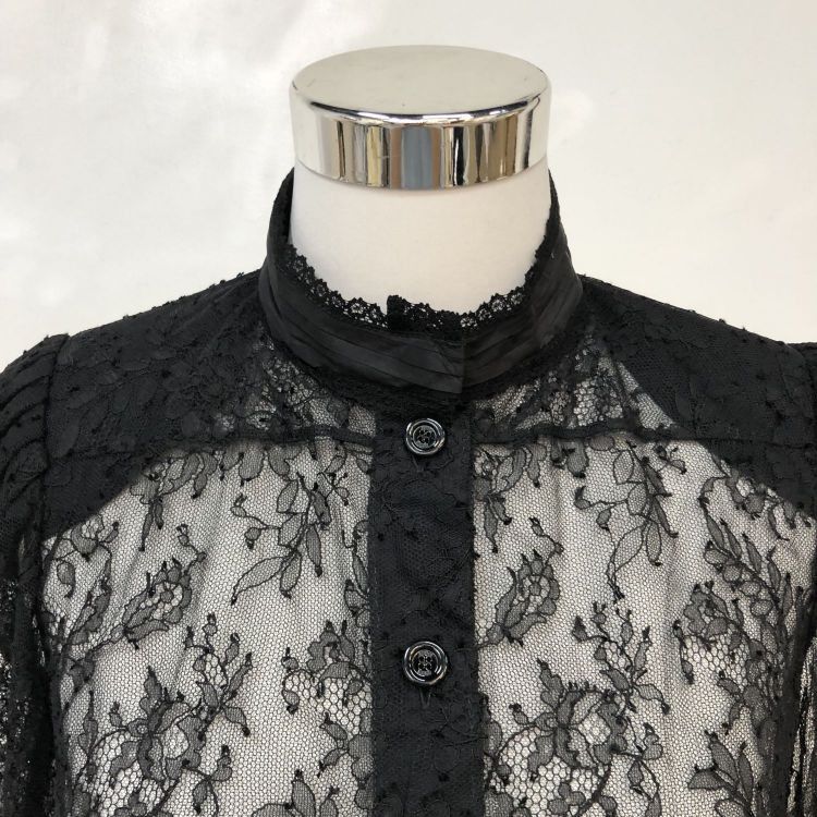 Gucci Gucci Black Lace Blouse Size 38 Size XS / US 0-2 / IT 36-38 - 7 Thumbnail