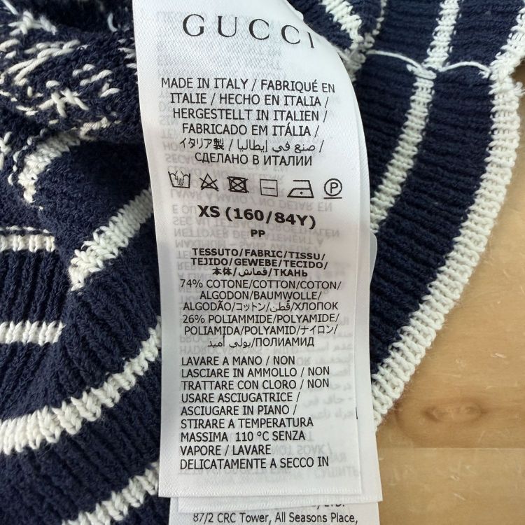 Gucci Gucci GG Monogram Short Sleeve Knit Top Size XS Size XS / US 0-2 / IT 36-38 - 5 Thumbnail