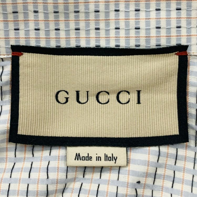 Gucci Gucci Check Pattern Button Up Shirt Size S Size US S / EU 44-46 / 1 - 3 Thumbnail