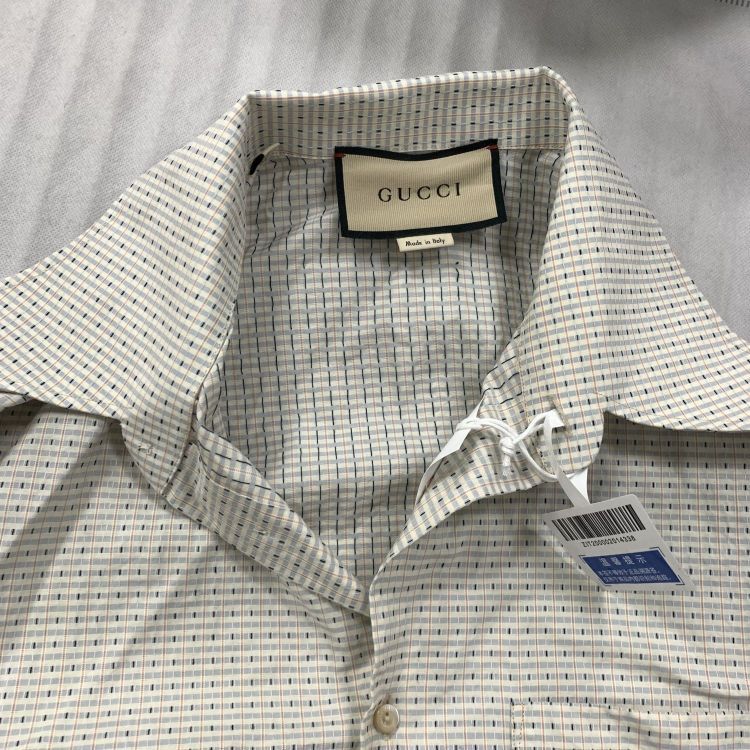 Gucci Gucci Check Pattern Button Up Shirt Size S Size US S / EU 44-46 / 1 - 7 Thumbnail