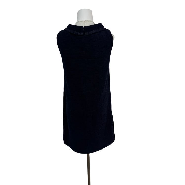 Gucci Gucci Navy Wool Blend Mini Dress Size IT 36 Size XS / US 0-2 / IT 36-38 - 2 Thumbnail