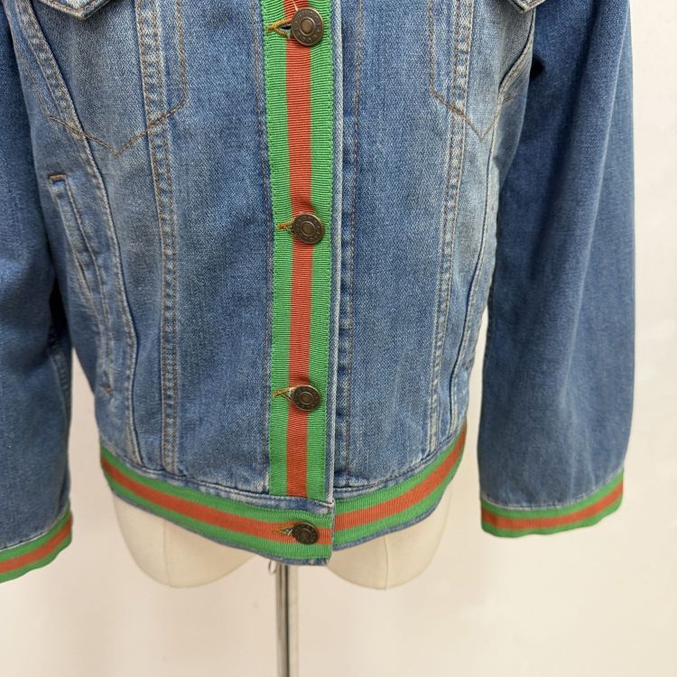 Gucci Gucci Floral Lining Denim Jacket Size 40 Size S / US 4 / IT 40 - 10 Thumbnail