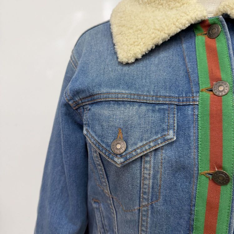 Gucci Gucci Floral Lining Denim Jacket Size 40 Size S / US 4 / IT 40 - 8 Thumbnail