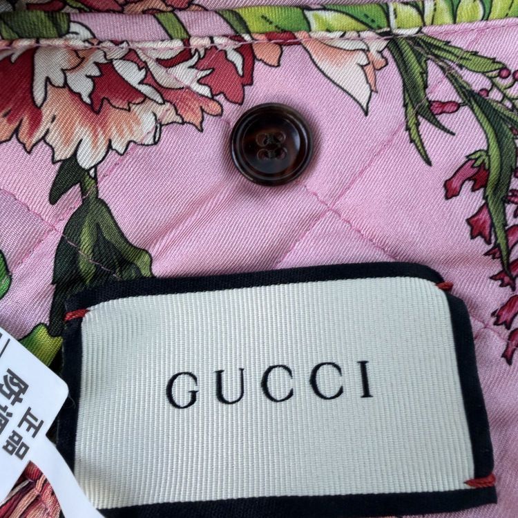 Gucci Gucci Floral Lining Denim Jacket Size 40 Size S / US 4 / IT 40 - 3 Thumbnail