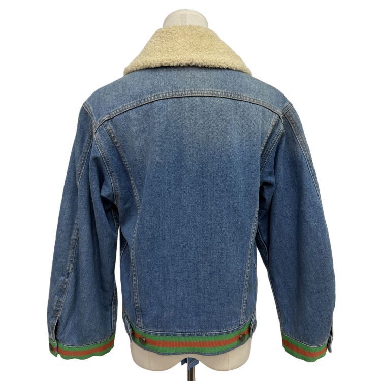 Gucci Gucci Floral Lining Denim Jacket Size 40 Size S / US 4 / IT 40 - 2 Thumbnail
