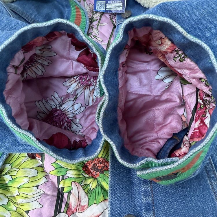 Gucci Gucci Floral Lining Denim Jacket Size 40 Size S / US 4 / IT 40 - 12 Thumbnail