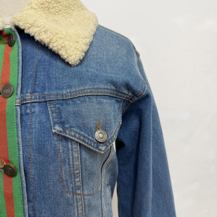 Gucci Gucci Floral Lining Denim Jacket Size 40 Size S / US 4 / IT 40 - 9 Thumbnail