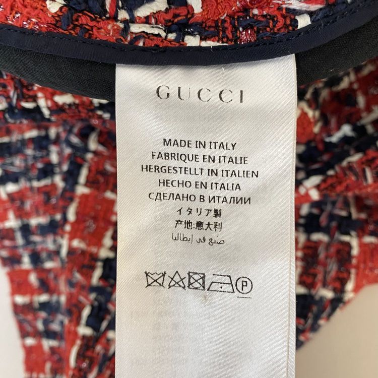 Gucci Gucci Plaid Tweed Mini Skirt Size 40 Size 27" / US 4 / IT 40 - 5 Thumbnail