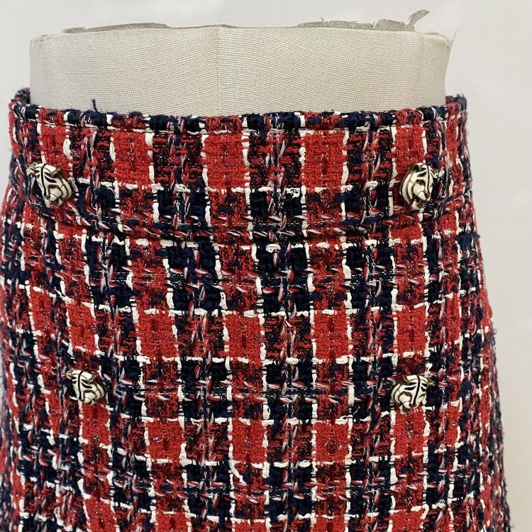 Gucci Gucci Plaid Tweed Mini Skirt Size 40 Size 27" / US 4 / IT 40 - 7 Thumbnail