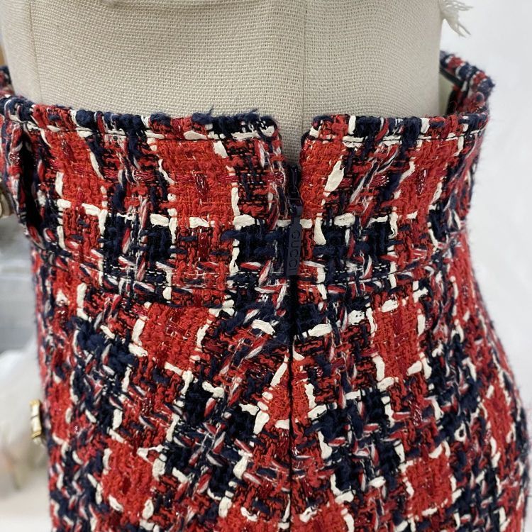 Gucci Gucci Plaid Tweed Mini Skirt Size 40 Size 27" / US 4 / IT 40 - 8 Thumbnail