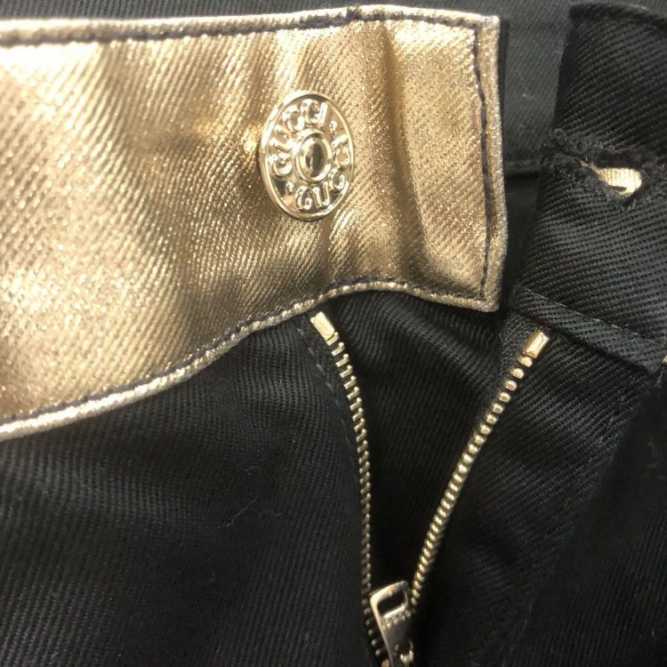 Gucci Gucci Gold Waistband Pants Size 38 Size 26" / US 2 / IT 38 - 7 Thumbnail
