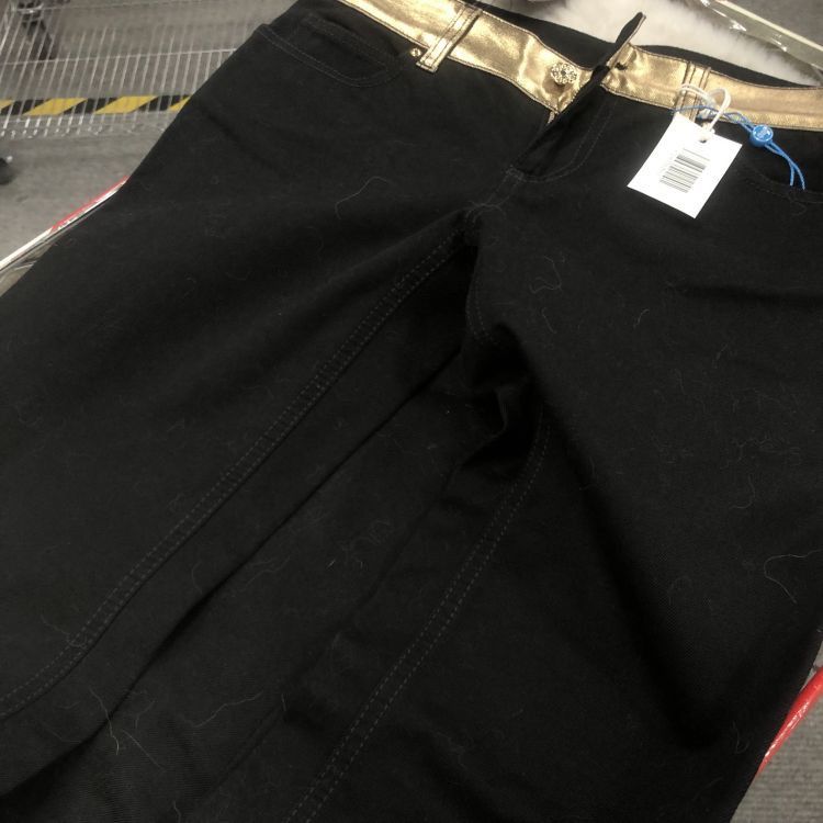 Gucci Gucci Gold Waistband Pants Size 38 Size 26" / US 2 / IT 38 - 8 Thumbnail