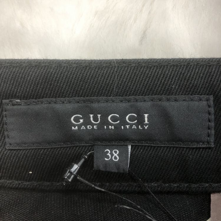Gucci Gucci Gold Waistband Pants Size 38 Size 26" / US 2 / IT 38 - 3 Thumbnail