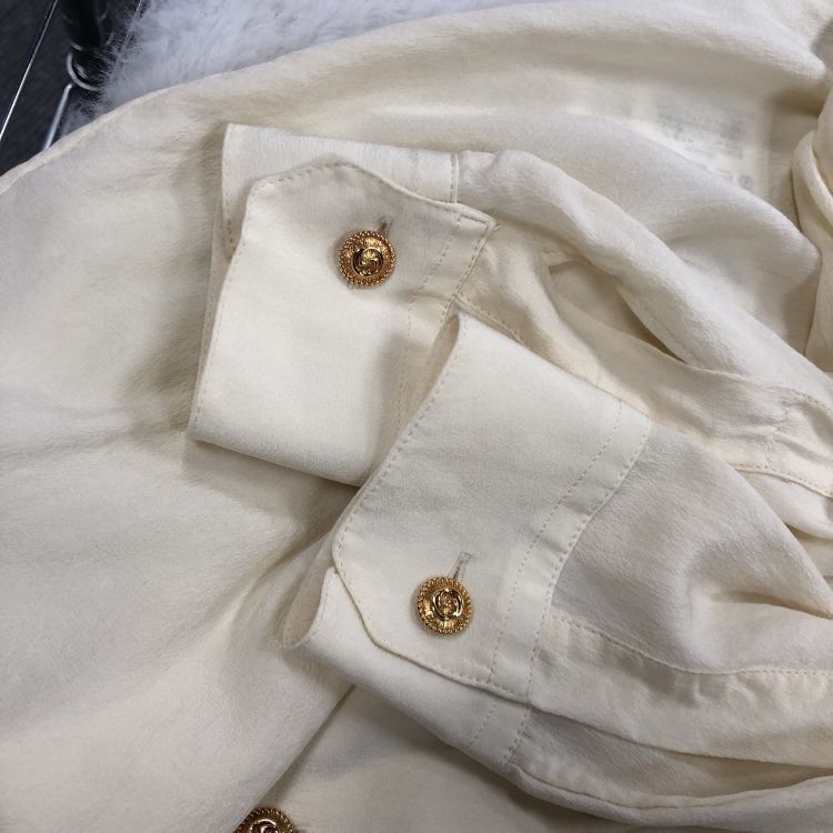 Gucci Gucci Pussy-Bow Silk Shirt Size 38 Size XS / US 0-2 / IT 36-38 - 6 Thumbnail