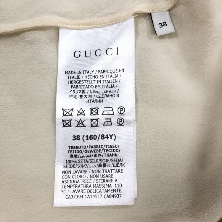 Gucci Gucci Pussy-Bow Silk Shirt Size 38 Size XS / US 0-2 / IT 36-38 - 3 Thumbnail