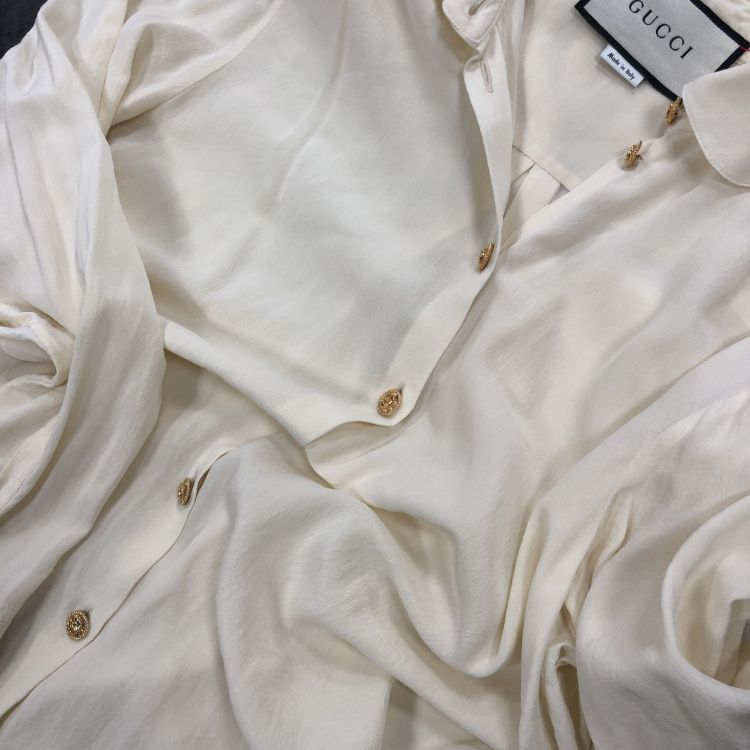 Gucci Gucci Pussy-Bow Silk Shirt Size 38 Size XS / US 0-2 / IT 36-38 - 5 Thumbnail