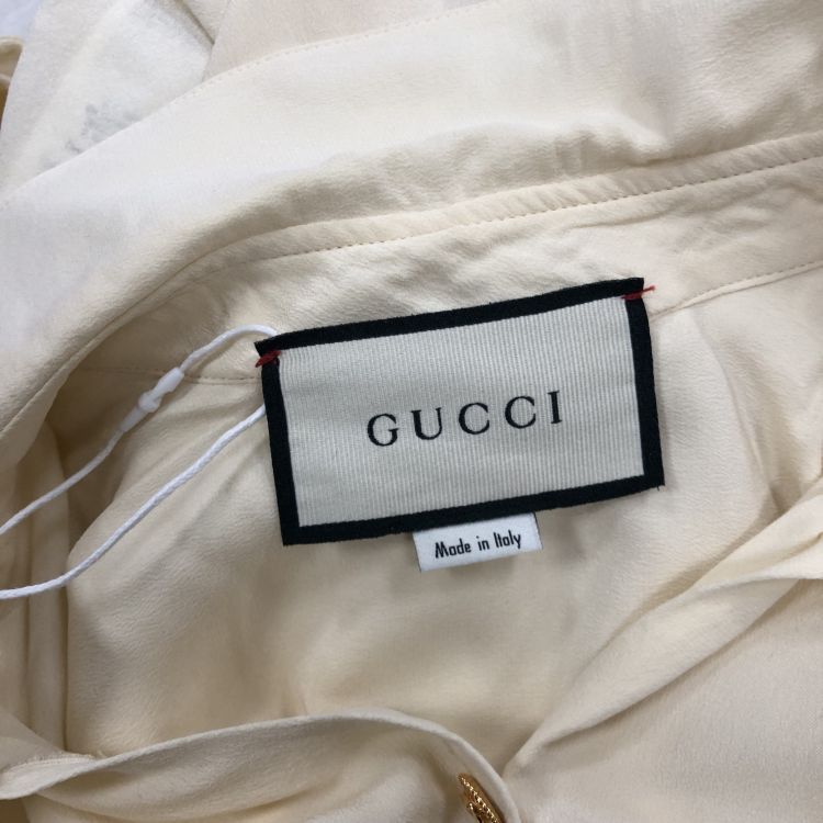 Gucci Gucci Pussy-Bow Silk Shirt Size 38 Size XS / US 0-2 / IT 36-38 - 4 Thumbnail