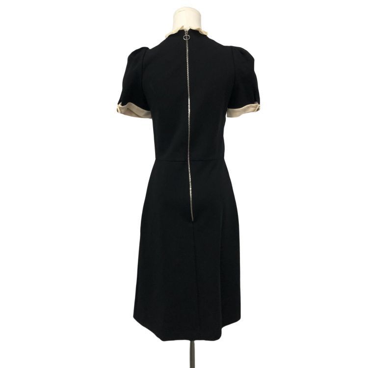 Gucci Gucci Ruffle Trim Midi Dress Size L Size L / US 10 / IT 46 - 2 Thumbnail