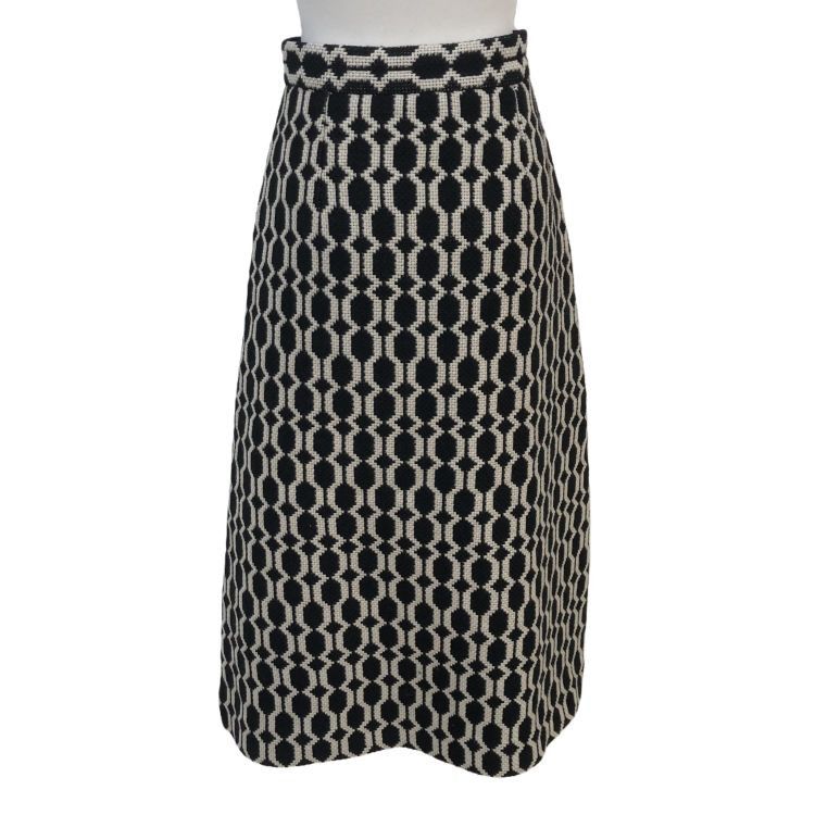 Gucci Gucci Patterned Wool Midi Skirt Size 36 Size 25" / US 0 / IT 36 - 2 Thumbnail