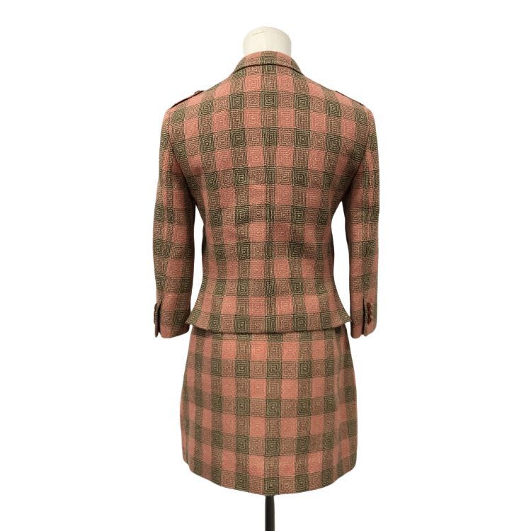 Gucci Gucci Checkered Wool Blazer Skirt Set Size 38 Size XS / US 0-2 / IT 36-38 - 2 Thumbnail