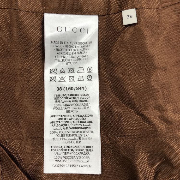 Gucci Gucci Checkered Wool Blazer Skirt Set Size 38 Size XS / US 0-2 / IT 36-38 - 3 Thumbnail
