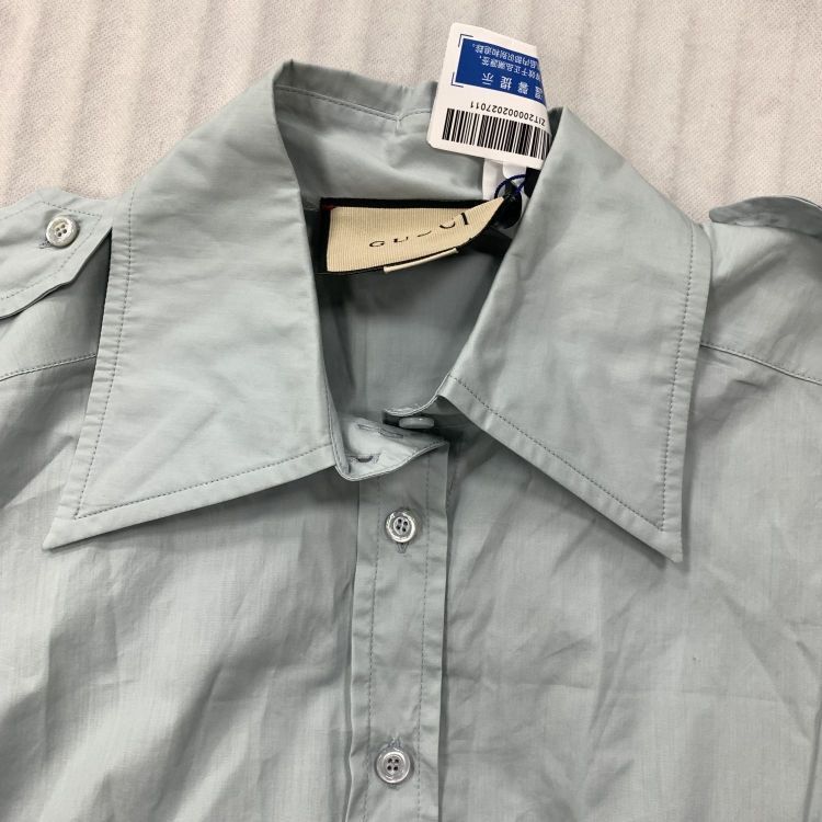 Gucci Gucci Epaulet Button Up Shirt US S Size US S / EU 44-46 / 1 - 9 Thumbnail