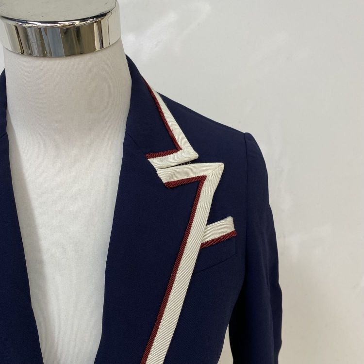 Gucci Gucci Contrast Trim Blazer Size 36 Size XS / US 0-2 / IT 36-38 - 8 Thumbnail