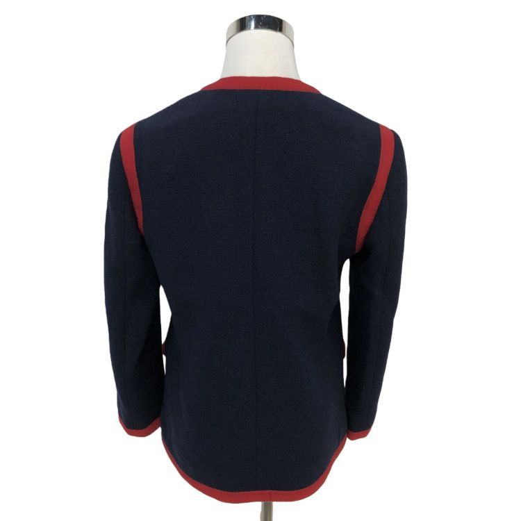 Gucci Gucci Colorblock Knit Jacket Size 40 Size S / US 4 / IT 40 - 2 Thumbnail