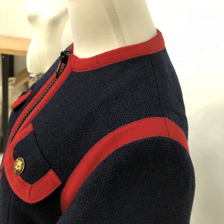 Gucci Gucci Colorblock Knit Jacket Size 40 Size S / US 4 / IT 40 - 7 Thumbnail