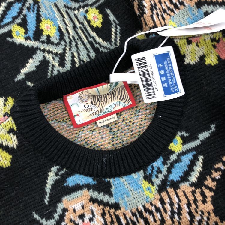 Gucci Gucci Tiger Print Sweater Size M Size US M / EU 48-50 / 2 - 6 Thumbnail