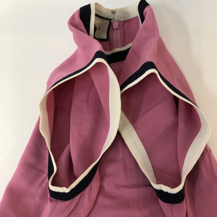 Gucci Gucci Pink Trimmed Mini Dress Size 38 Size XS / US 0-2 / IT 36-38 - 9 Thumbnail