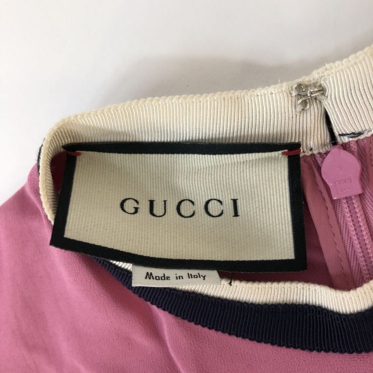Gucci Gucci Pink Trimmed Mini Dress Size 38 Size XS / US 0-2 / IT 36-38 - 3 Thumbnail