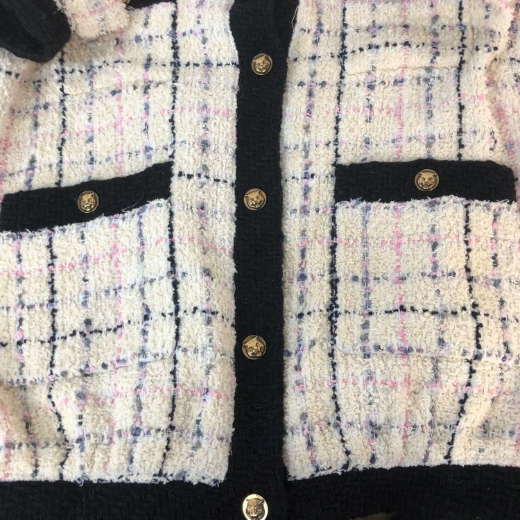 Gucci Gucci Tweed Feline Button Jacket Size 46 Size L / US 10 / IT 46 - 10 Thumbnail