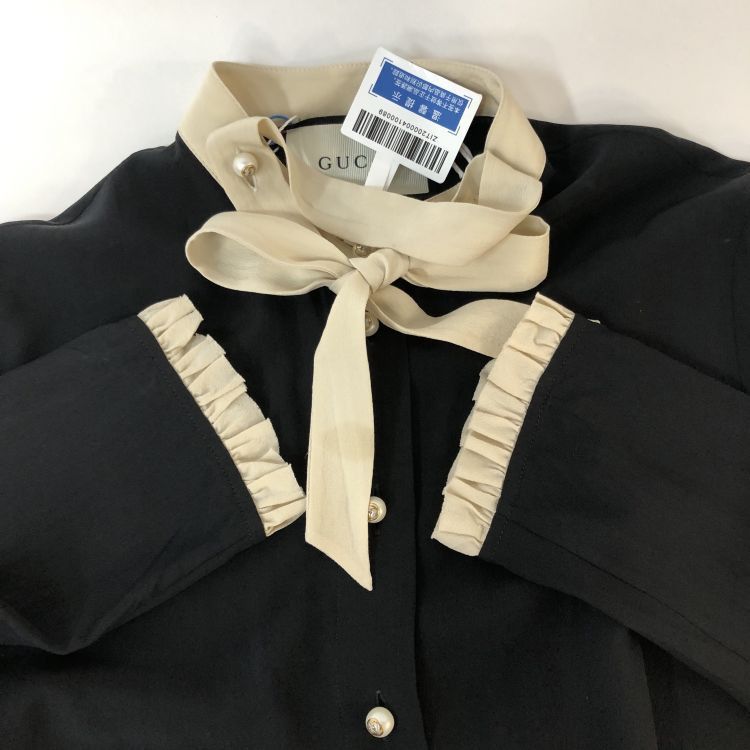 Gucci Gucci Silk Pearl Button Blouse Size 36 Size XS / US 0-2 / IT 36-38 - 10 Thumbnail