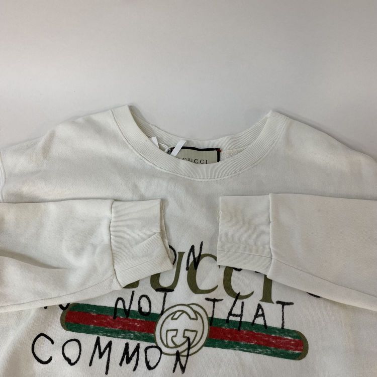 Gucci Gucci Common Sense Logo Sweatshirt Size XXS Size US XXS / EU 40 - 12 Thumbnail