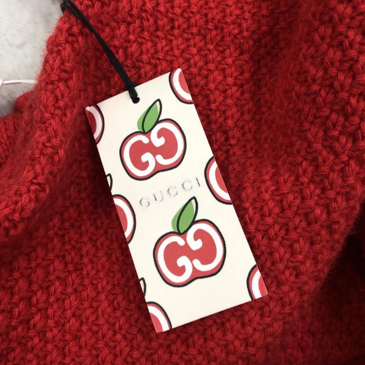 Gucci Gucci Red Cable Knit Sweater Size M Size US M / EU 48-50 / 2 - 10 Thumbnail