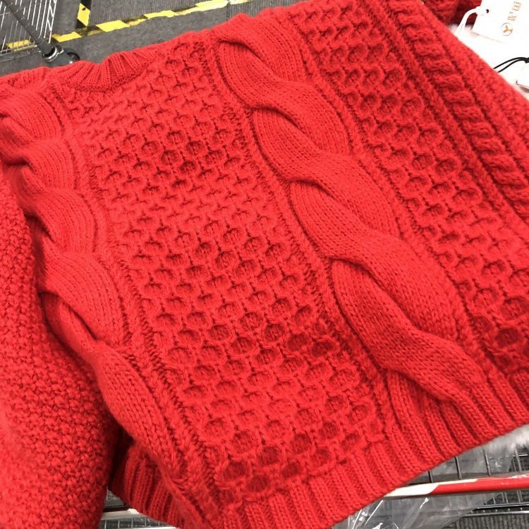 Gucci Gucci Red Cable Knit Sweater Size M Size US M / EU 48-50 / 2 - 7 Thumbnail