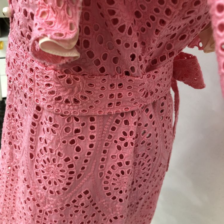 Gucci Gucci Floral Embroidered Eyelet Midi Dress Size 42 Size M / US 6-8 / IT 42-44 - 10 Thumbnail